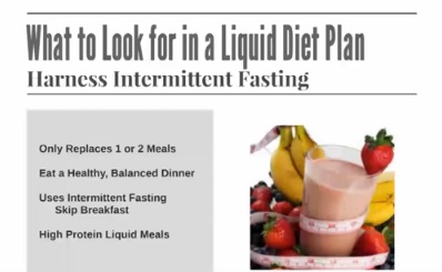 Liquid diet menu